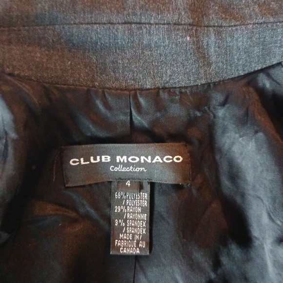 Club Monaco Women's Trench Blazer Coat Jacket - Picture 5 of 5